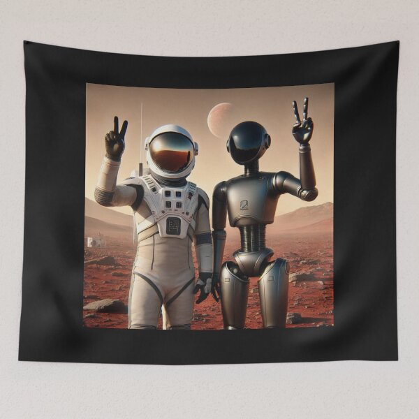 Item preview, tesla bot designed and sold by TEEJAMBOREE.
