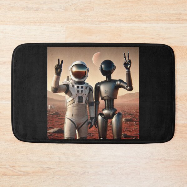 Item preview, tesla bot designed and sold by TEEJAMBOREE.
