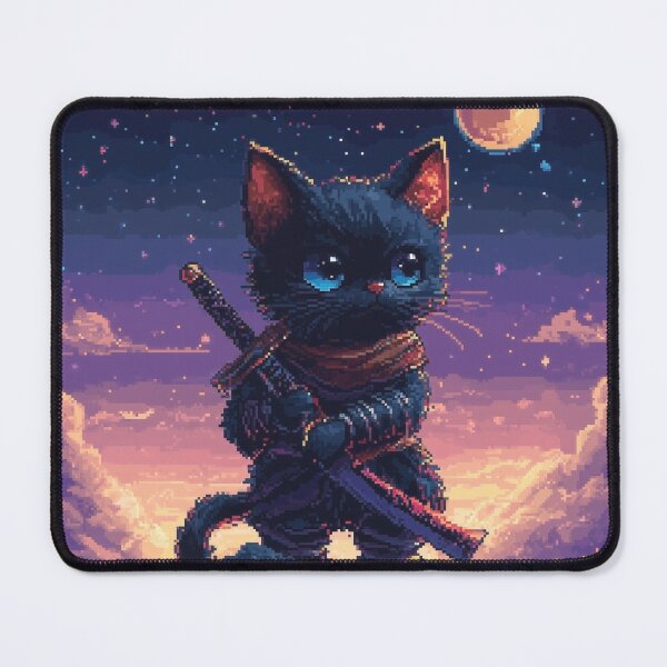 Item preview, Pixel Kitten Ninja designed and sold by Kaos-Bit.