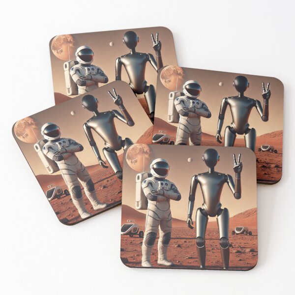 Item preview, tesla bot designed and sold by TEEJAMBOREE.