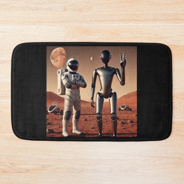 Item preview, tesla bot designed and sold by TEEJAMBOREE.