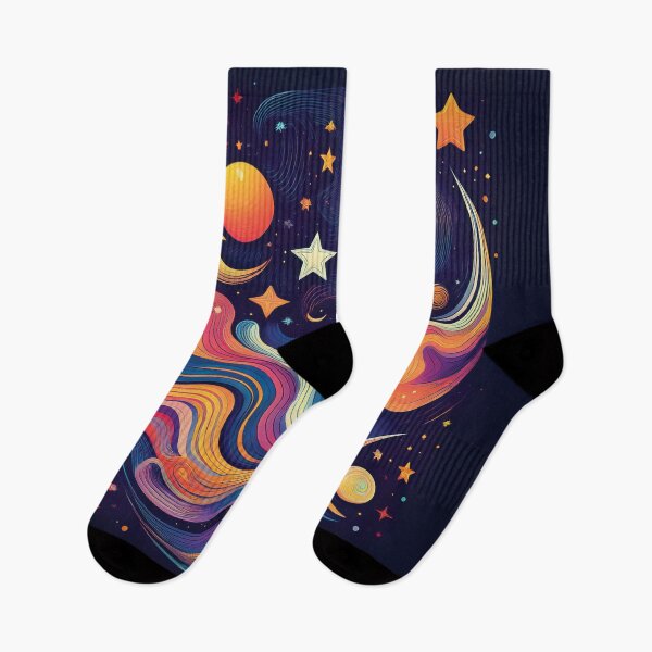Item preview, A dense cosmic scene design filled with bright stars and swirling nebulas in vibrant colors. designed and sold by HEMRO.