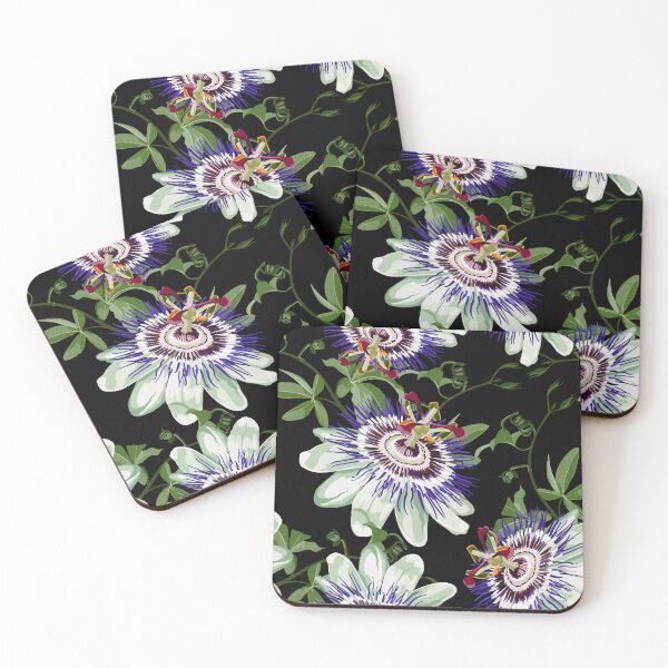 Item preview, Passionflower tropical flowers and fruit. designed and sold by MatyKotiv.
