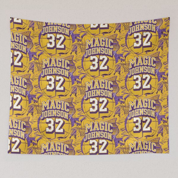 Item preview, Magic Johnson tribute - retro Magic Johnson design for great tshirts, hoodies and more. Kids, teens and adults designed and sold by Fanaticos.