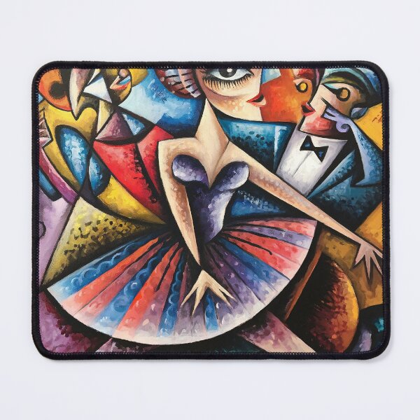 Item preview, Melody in Motion: A Geometric Symphony | A Cubist Fusion  designed and sold by KARTICK DUTTA.