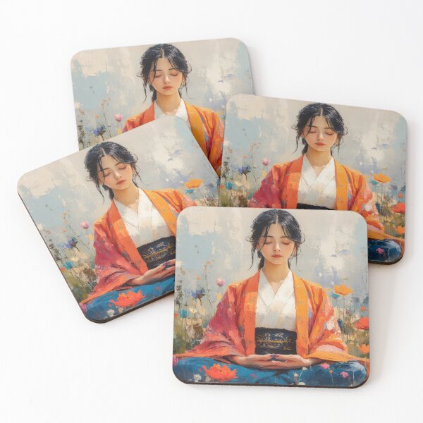 Item preview, japanese girl in flowerfield designed and sold by EgonZ9.