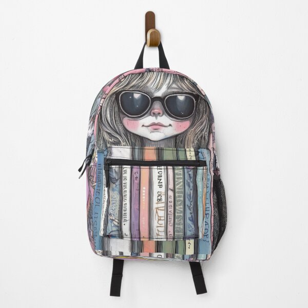 Item preview, Little Book Explorer Girl. Benefits of reading design. designed and sold by Shoot-The-Moon.