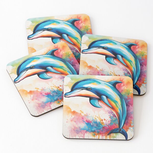 Item preview, Colorful dolphin designed and sold by industrialcraft.
