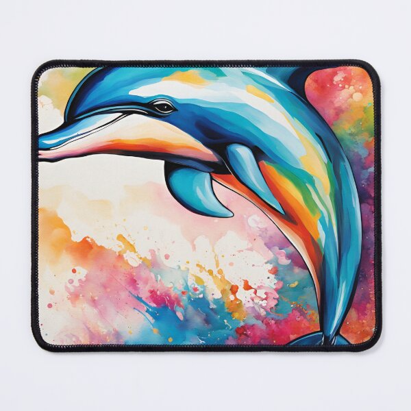Item preview, Colorful dolphin designed and sold by industrialcraft.