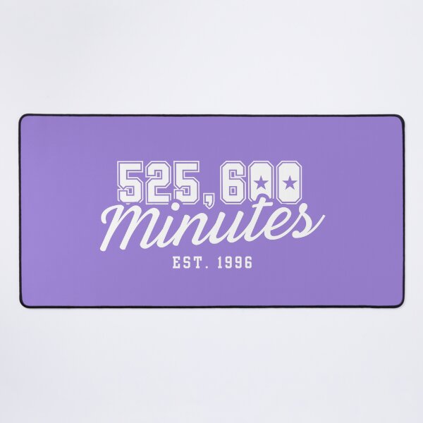 Item preview, 525600 minutes designed and sold by Caring Hearts.