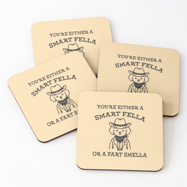Item preview, Smart Fella vs Fart Smella - Funny Cowboy Dog designed and sold by chantastical.