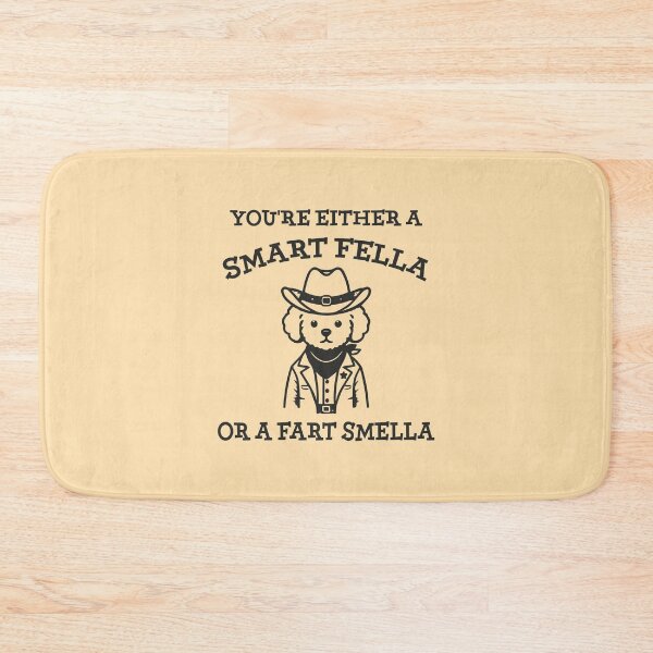 Item preview, Smart Fella vs Fart Smella - Funny Cowboy Dog designed and sold by chantastical.