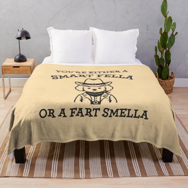 Item preview, Smart Fella vs Fart Smella - Funny Cowboy Dog designed and sold by chantastical.