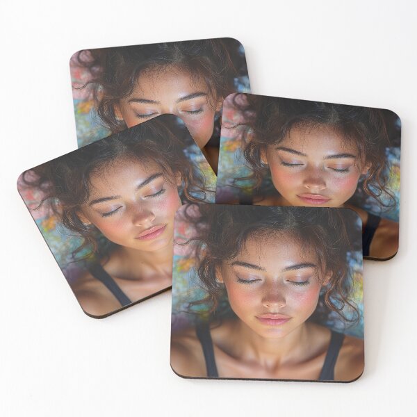 Item preview, painted woman relaxed designed and sold by EgonZ9.