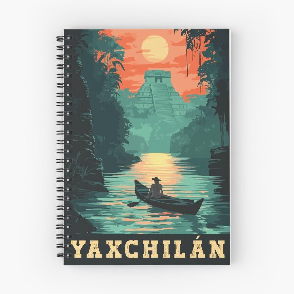 Item preview, Discover Ancient Mayan Ruins of Yaxchilán in Mexico - Travel Art designed and sold by turtlestart.