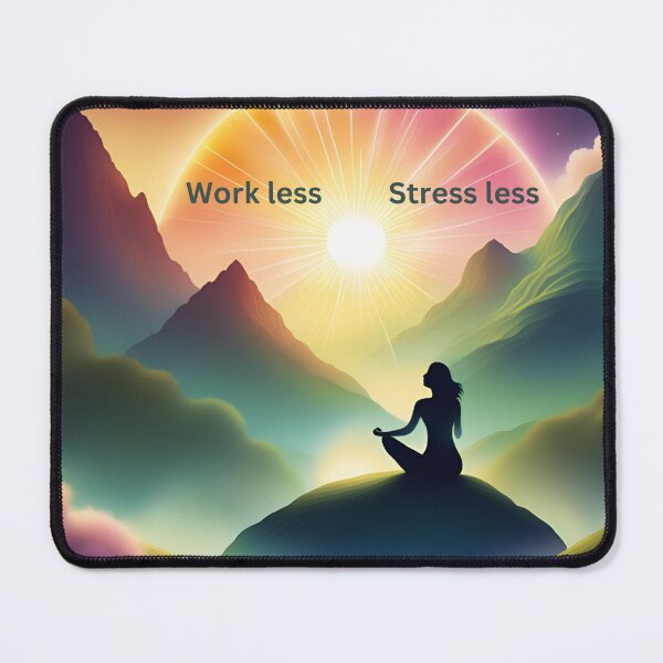 Item preview, Be kind to yourself work less stress less designed and sold by BreezyCove.