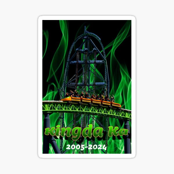 Item preview, Kingda Ka Roller Coaster @ Six Flags Great Adventure, Custom Artwork/Photograph designed and sold by coasterjamin24.