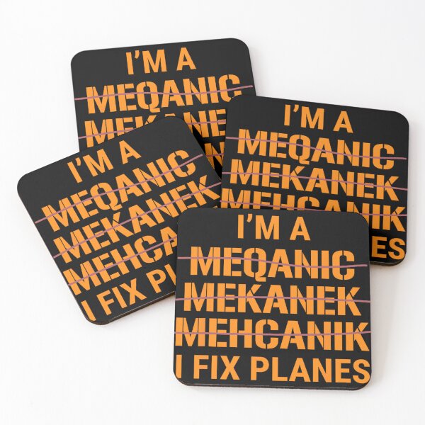 Item preview, I'm A Meqanic Mekanek Mehcanik I Fix Planes, Aircraft Mechanic Shirt, Airplane Mechanic designed and sold by luannsemmsobre.