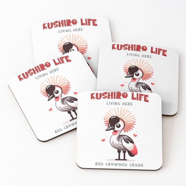 Item preview, Kushiro Life Red Crowned Crane designed and sold by WickerStudio.