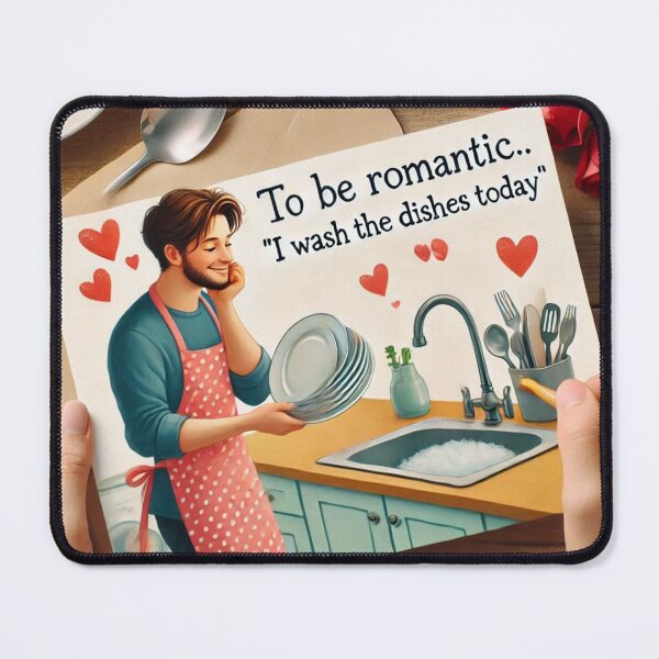 Item preview, To be romantic: Yo lavo los platos hoy designed and sold by Fazube.