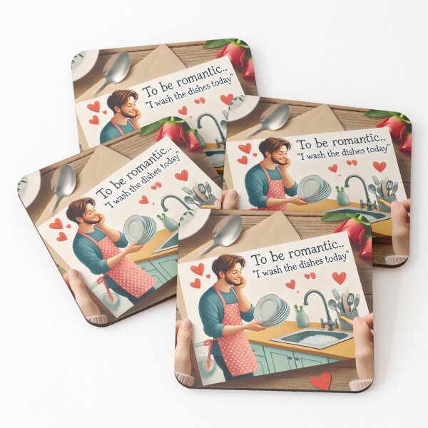 Item preview, To be romantic: Yo lavo los platos hoy designed and sold by Fazube.