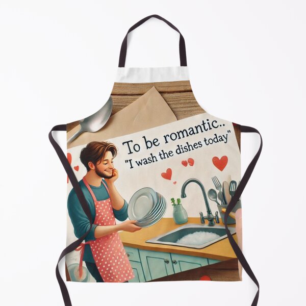 Item preview, To be romantic: Yo lavo los platos hoy designed and sold by Fazube.