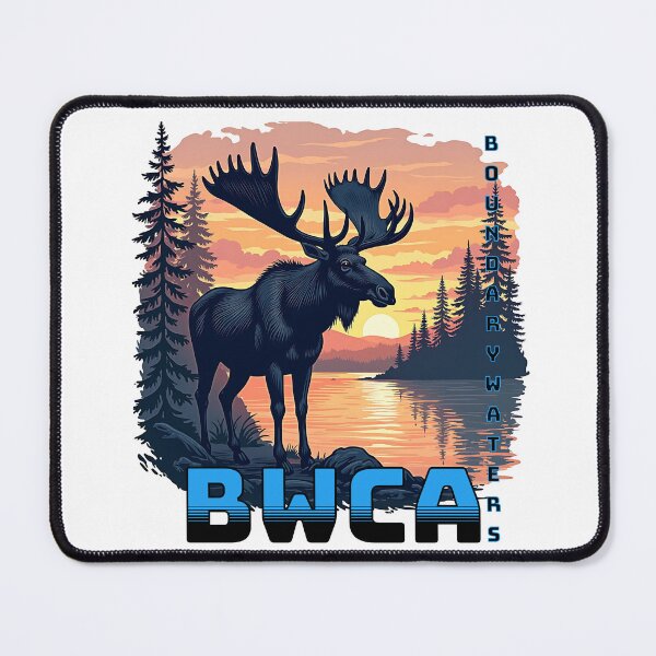Item preview, Moose at Sunset - BWCA Wilderness Design designed and sold by WayoftheWater.