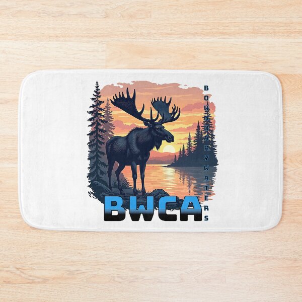 Item preview, Moose at Sunset - BWCA Wilderness Design designed and sold by WayoftheWater.