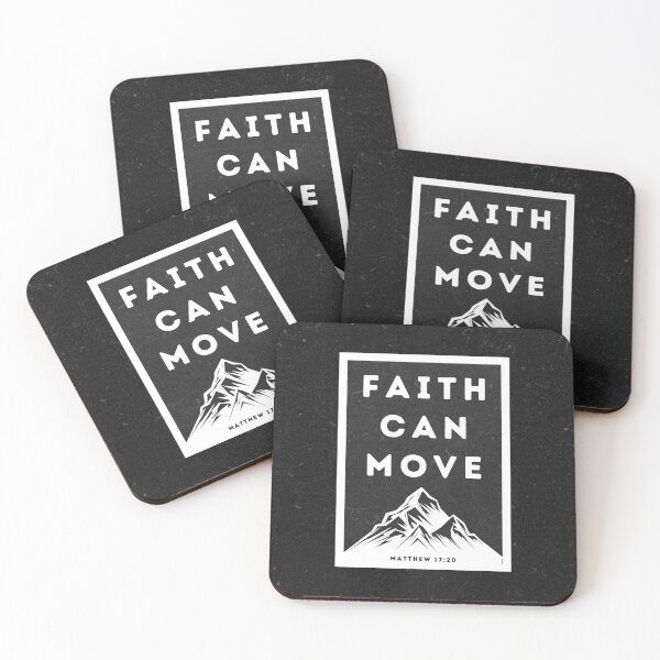 Item preview, Faith can move mountains designed and sold by Pattern Heaven.