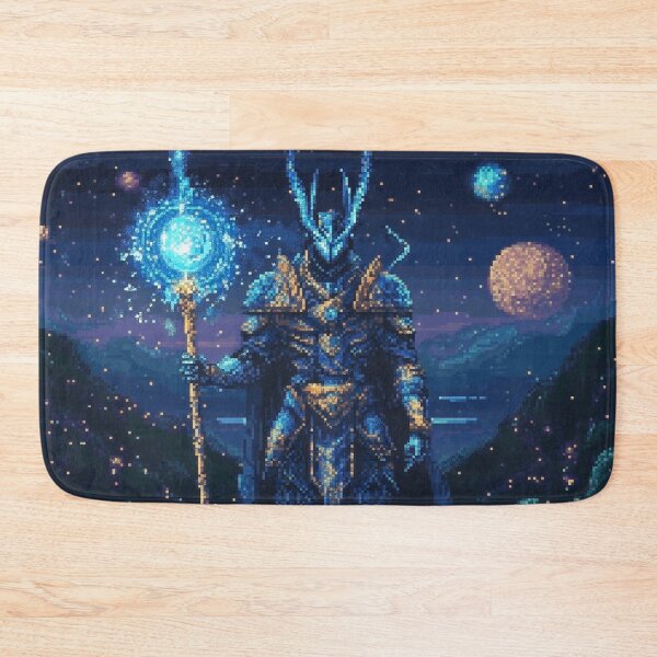 Item preview, Space Knight Pixel Art designed and sold by Kaos-Bit.
