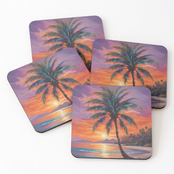 Item preview, Tropical Sunset, funny, gifts,  designed and sold by Ewelina  Niemiec.