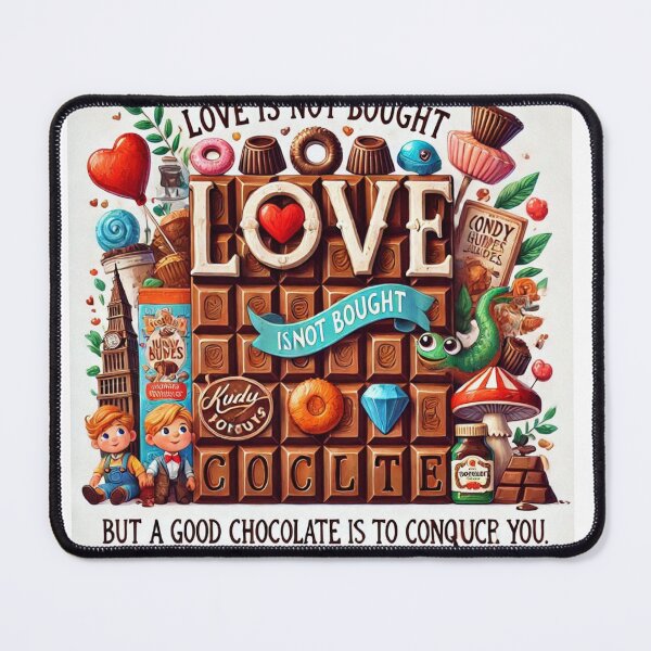 Item preview, Love is not bought, but a good chocolate is to conque you designed and sold by Fazube.