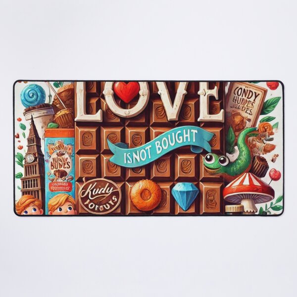 Item preview, Love is not bought, but a good chocolate is to conque you designed and sold by Fazube.