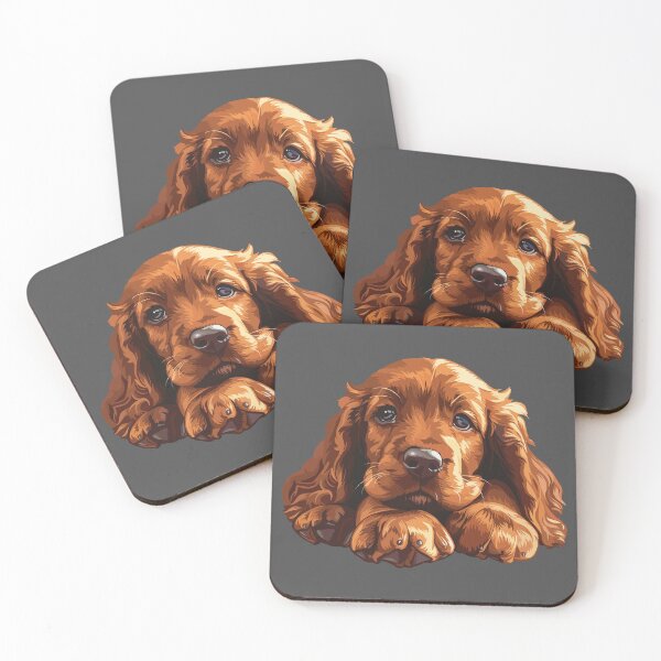 Item preview, Irish Setter Puppy designed and sold by VelvetRoom.