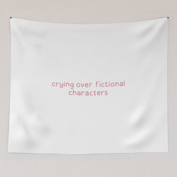 Item preview, Crying over fictional characters. kindle. pink designed and sold by dontqu0teme.