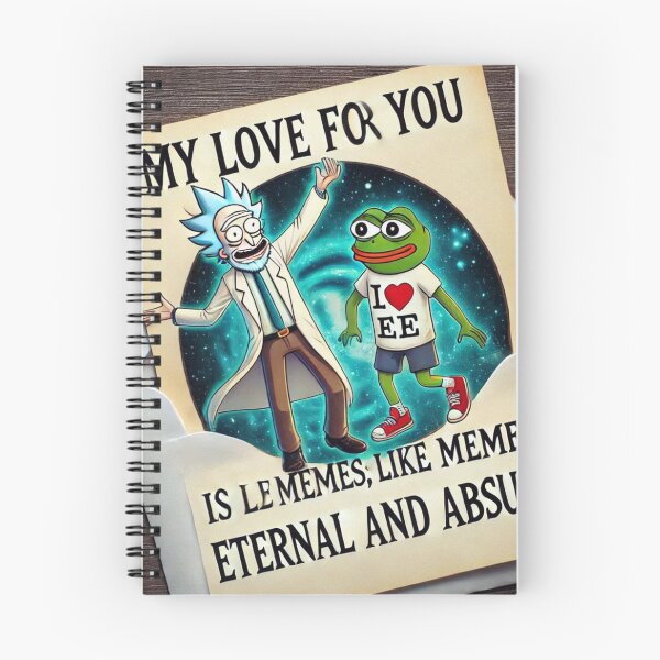 Item preview, My love for you is like the meme, eternal and absurd designed and sold by Fazube.
