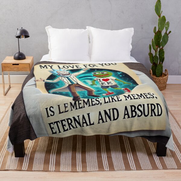 Item preview, My love for you is like the meme, eternal and absurd designed and sold by Fazube.