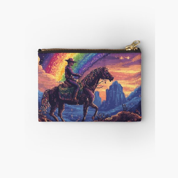 Item preview, Pixel Rainbow Cowboy designed and sold by Kaos-Bit.