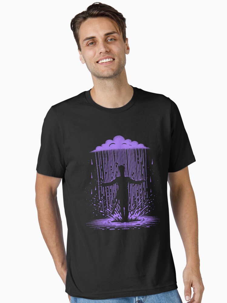 Thumbnail 1 of 7, Essential T-Shirt, Purple Rain designed and sold by v-nerd.