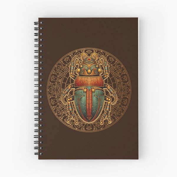 Item preview, Vibrant Gold and Blue Egyptian Scarab. Egyptian Mythology. designed and sold by JoseFrancese.
