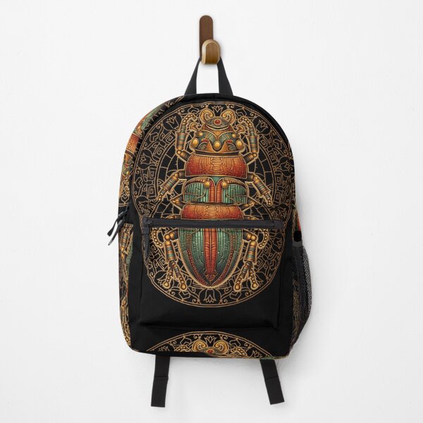 Item preview, Vibrant Gold and Blue Egyptian Scarab. Egyptian Mythology. designed and sold by JoseFrancese.