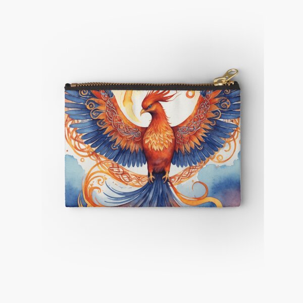 Item preview, Fiery Phoenix Celtic Watercolor designed and sold by WaterBirdArt.
