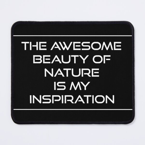 Item preview, Inspiring Nature . Typographical Design . Black n' White . #1 designed and sold by Artistic63.