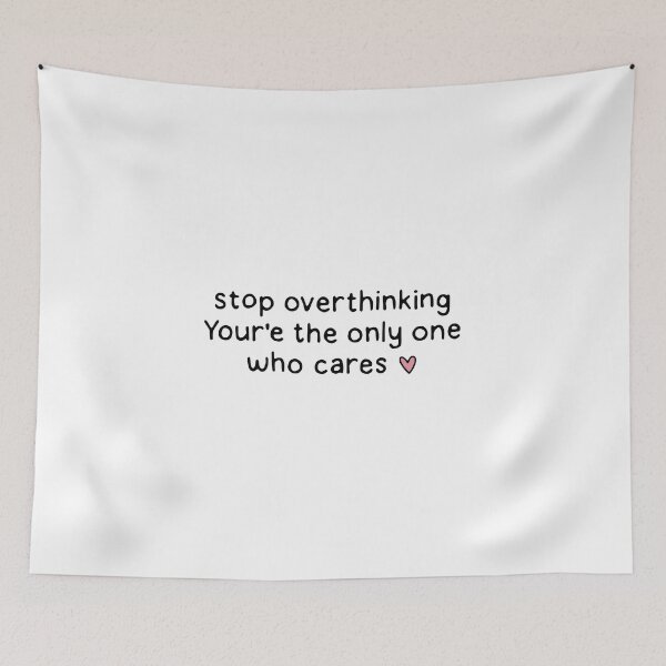 Item preview, stop overthinking anxiety wellness  designed and sold by dontqu0teme.