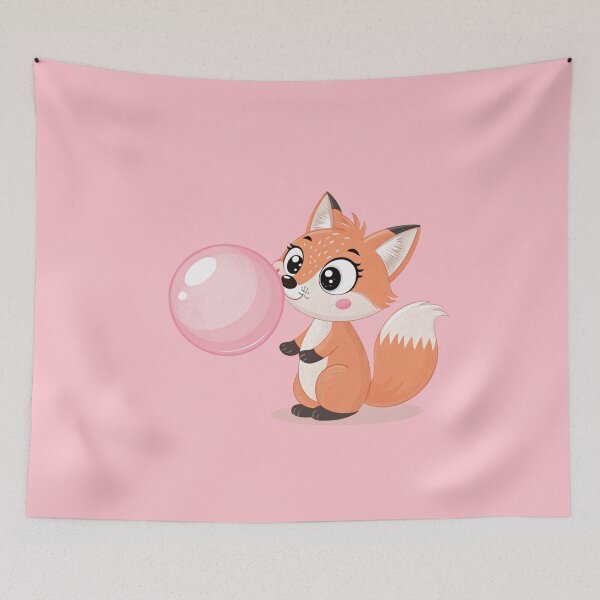 Item preview, Bubblegum Blowing Fox designed and sold by SignumShop.