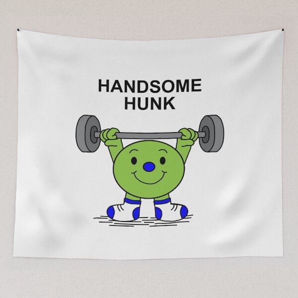Item preview, Mr Men Mr Handsome Hunk designed and sold by Scat the cat.