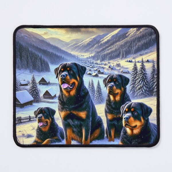 Item preview, Rottweilers in Winter designed and sold by 123ks.