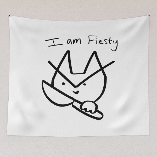 Item preview, i am fiesty designed and sold by LancelotDesigns.