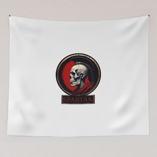 Item preview, Spartan, sparta, skull, spartan warrior, skull spartan, spartan skull, roman skull, 300 designed and sold by SavageLegion.