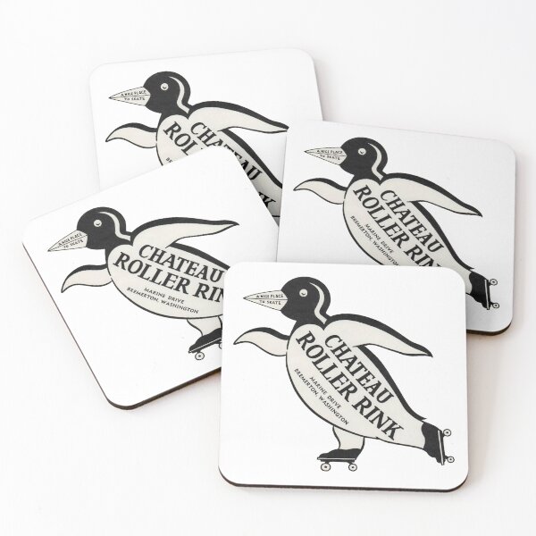 Item preview, Chateau Roller Rink Bremerton Washington Roller Skating Rink Sticker Decal Label designed and sold by tislord.